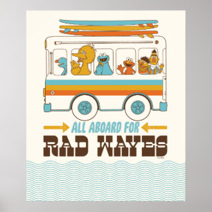 Iedereen aan boord voor radde golven poster