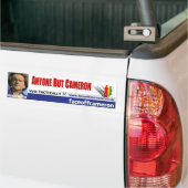 Iedereen behalve Cameron Bumpersticker (Op Truck)