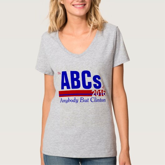 Iedereen behalve Clinton T-shirt (Voorkant)