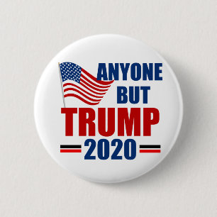 Iedereen behalve Donald Trump 2020 Ronde Button 5,7 Cm