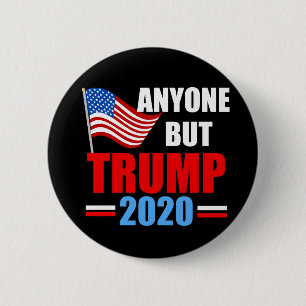 Iedereen behalve Trump 2020 Ronde Button 5,7 Cm