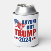 Iedereen behalve Trump 2024 grappig politiek Blikjeskoeler (Blikje Voorkant)