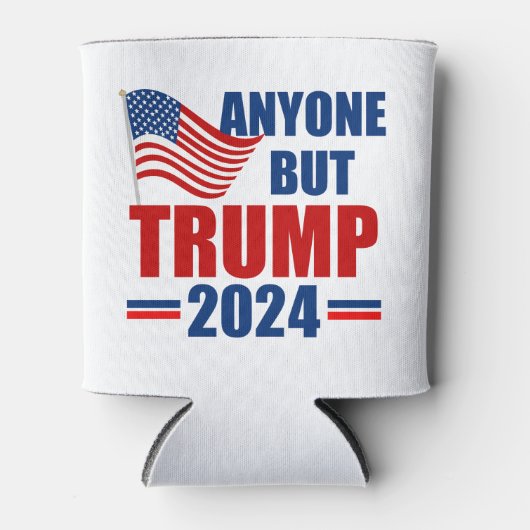 Iedereen behalve Trump 2024 grappig politiek Blikjeskoeler (Voorkant)