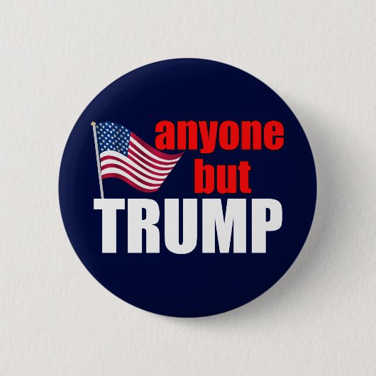 Iedereen behalve Trump in 2020 Ronde Button 5,7 Cm (Voorkant)