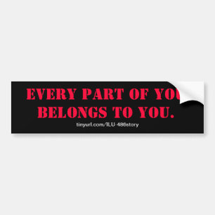 IEDEREEN BEHOORT TOT U. BUMPERSTICKER