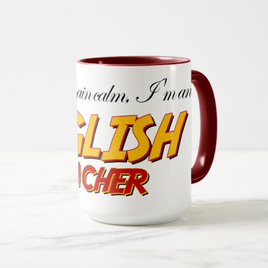 Iedereen blijft kalm...leraar Engels Mok (Voorkant rechts)