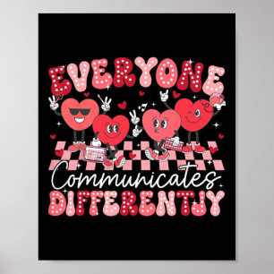 Iedereen communiceert anders Speciaal Onderwijs Poster