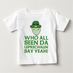 Iedereen die Da Leprechaun ziet zeggen: Ja Meme