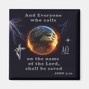 Iedereen die de naam van de Heer aanroept Magneet