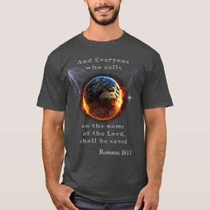 Iedereen die de naam van de Heer aanroept T-shirt
