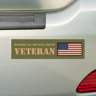 Iedereen die een veteraan Bumpersticker heeft geha
