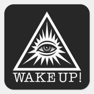 Iedereen die oog sticker ziet