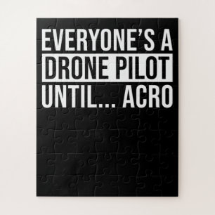 Iedereen drinkt een piloot tot Acro Funny Quadcopt Legpuzzel