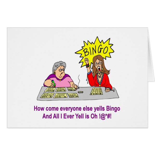 Iedereen Else Yells Bingo (Voorkant Horizontaal)