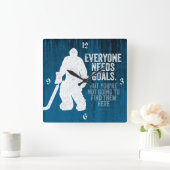 Iedereen heeft behoefte aan een vierkant wandklok vierkante klok (Huis)