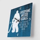 Iedereen heeft behoefte aan een vierkant wandklok vierkante klok (Hoek)