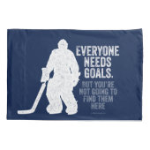 Iedereen heeft Doelstellingen nodig (Hockey) Kussensloop (Achterkant)