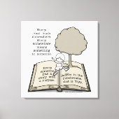 Iedereen heeft een verhaal canvas afdruk (Voorkant)