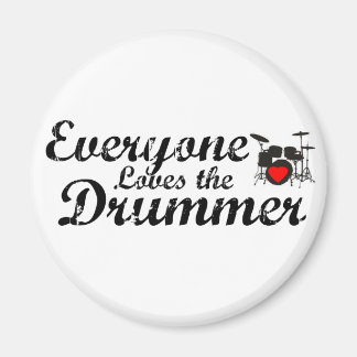 Iedereen houdt van de drummer magneet