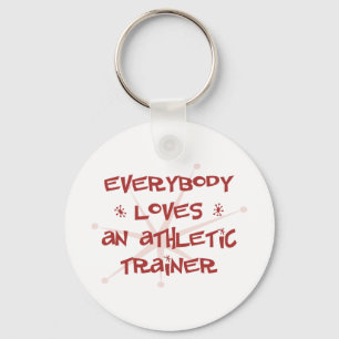 Iedereen houdt van een Athletic Trainer Sleutelhanger
