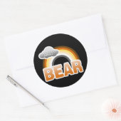 Iedereen houdt van een Beer Ronde Sticker (Envelop)