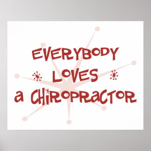 Iedereen houdt van een chiropractor poster
