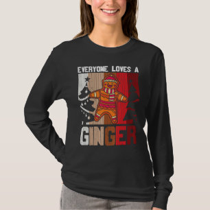 Iedereen houdt van een Ginger Merry Christmas Grap T-shirt
