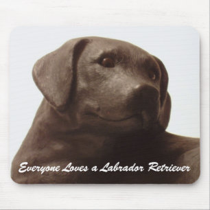 Iedereen houdt van een Labrador Retriever Muismat
