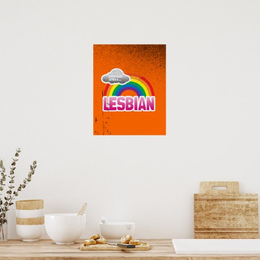IEDEREEN HOUDT VAN EEN LESBIAN POSTER (Keuken)