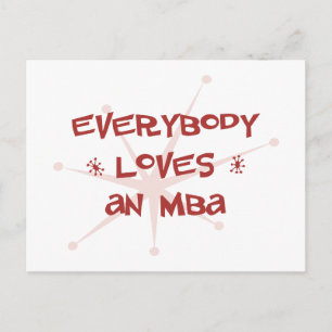 Iedereen houdt van een MBA Briefkaart