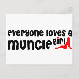 Iedereen houdt van een Muncie meisje Briefkaart