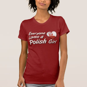 Iedereen houdt van een Pools meisje T-shirt