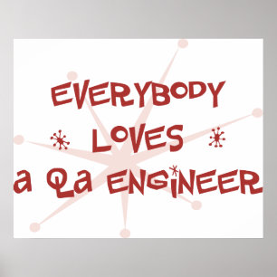 Iedereen houdt van een QA-technicus Poster