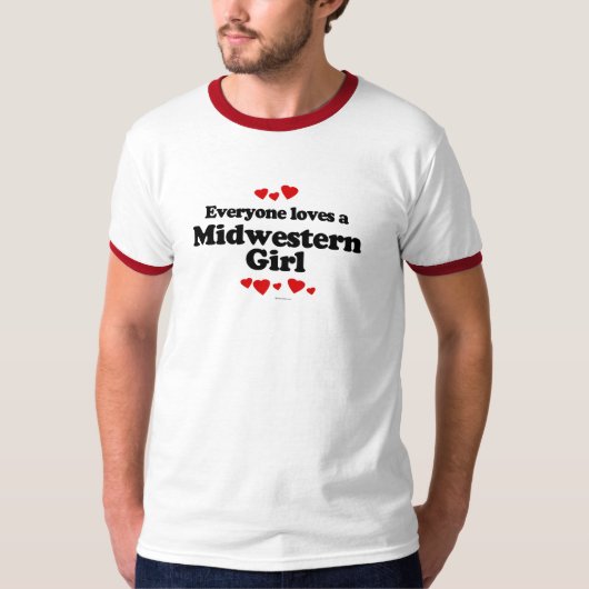 Iedereen houdt van een T-shirt voor de MidWestern (Voorkant)