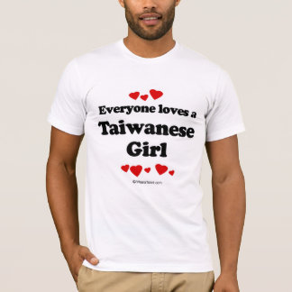 Iedereen houdt van een Taiwanees meisje T-shirt