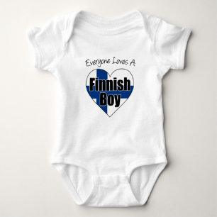 Iedereen houdt van Finse jongen Romper