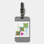 Iedereen houdt van katten bagagelabel (Voorkant verticaal)