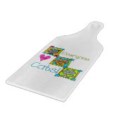 Iedereen houdt van katten snijplank (Hoek)