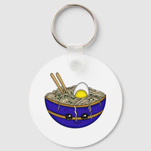 Iedereen houdt van Ramen | Funny Pun Sleutelhanger (Achterkant)