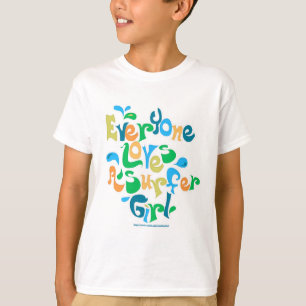 Iedereen houdt van Surfer Girls T-shirt