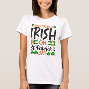 Iedereen Iers op St. Patrick's Day T-shirt