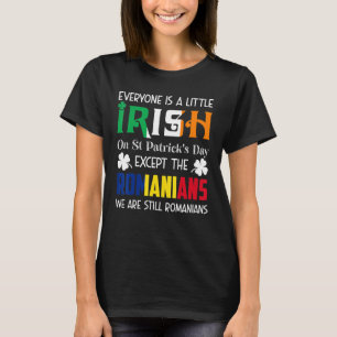 Iedereen is een klein Ier op sint-Patricinusdag Ro T-shirt