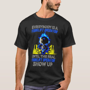 Iedereen is een vorkhefbedrijf tot het echte SH T-shirt