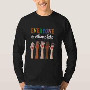 Iedereen is hier welkom Idaho Leraar 1 T-shirt