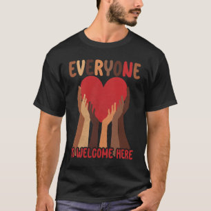 Iedereen is hier welkom – Idaho leraar ontwerp T-shirt
