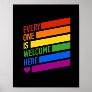 Iedereen is hier welkom poster