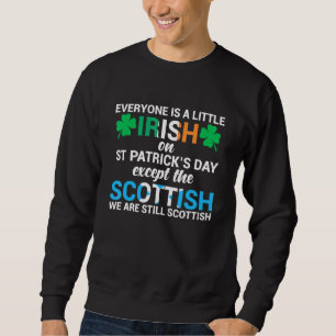 Iedereen is Iers behalve Schots op St Patrick's Trui