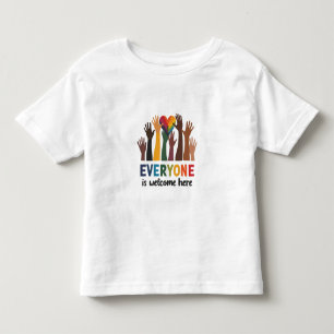 Iedereen is van harte welkom hier Idaho Teacher Kinder Shirts
