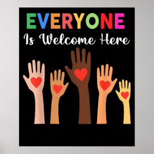 Iedereen is van harte welkom hier Idaho Teacher Poster