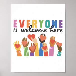 Iedereen is welkom hier Idaho Teacher 25 Poster